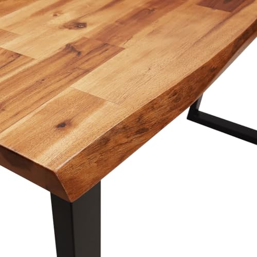 Solid Wood Acacia Console Table with Live Edge H2792