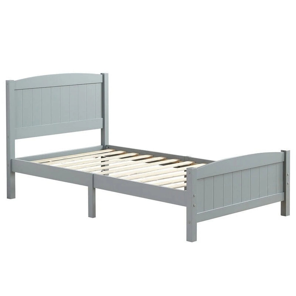 White Twin Bed Frame E877