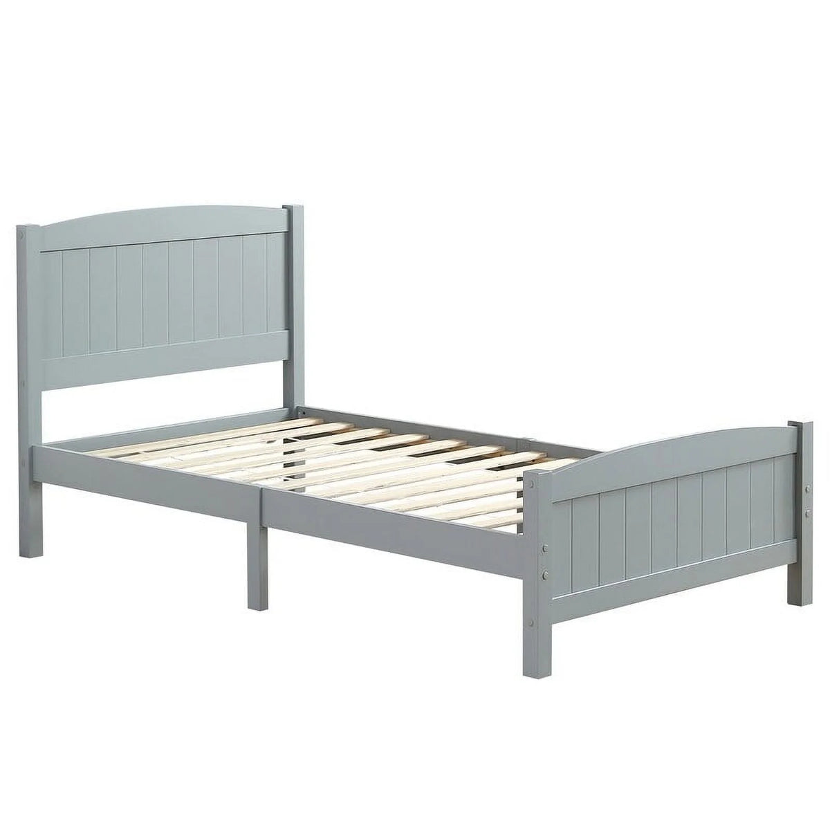 White Twin Bed Frame E877