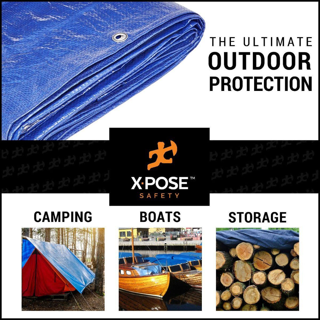 Blue Poly Tarps 10 x 12 - Case of 18 U6268