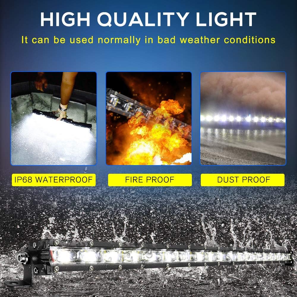 20 inch Slim Single Row LED Light Bar E618