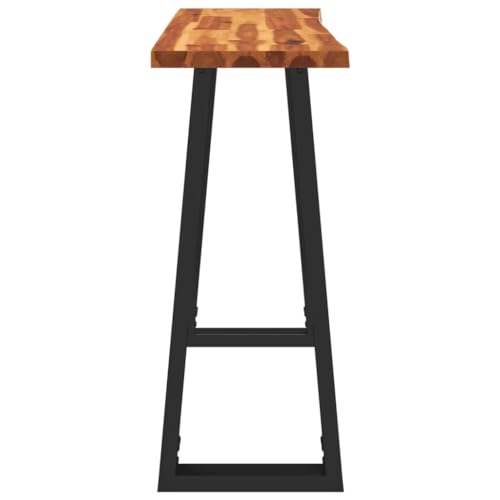 Solid Wood Acacia Console Table with Live Edge H2792