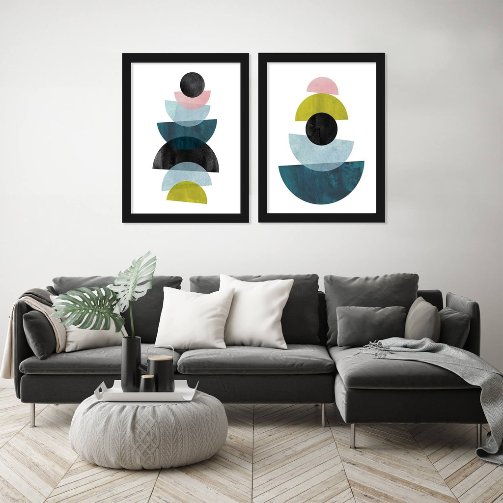 Black Framed Print Set C66815