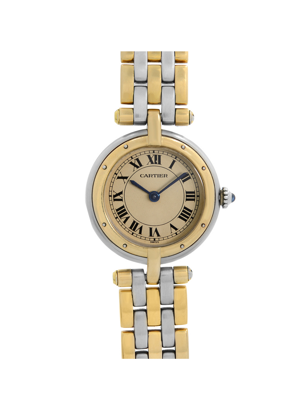 18k Gold Steel Champagne Dial Ladies Watch C667889