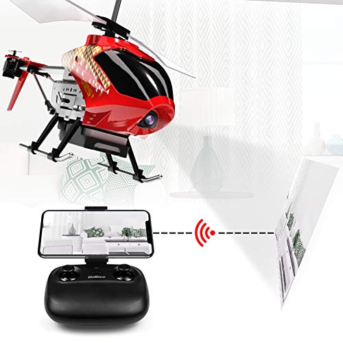 Mini RC Helicopter with Camera (Red) L990465