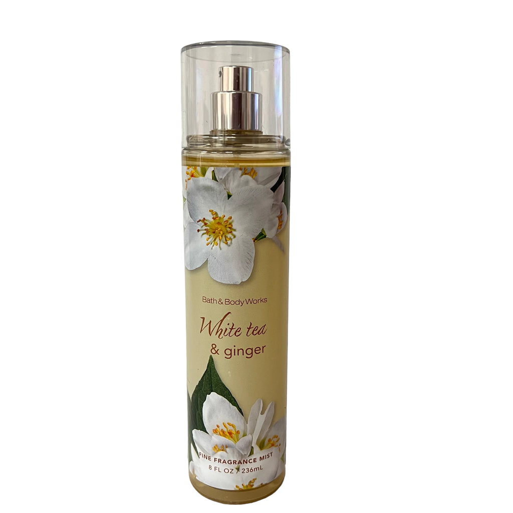 White Tea & Ginger Fragrance Mist & Body Cream Set 8 fl oz D425