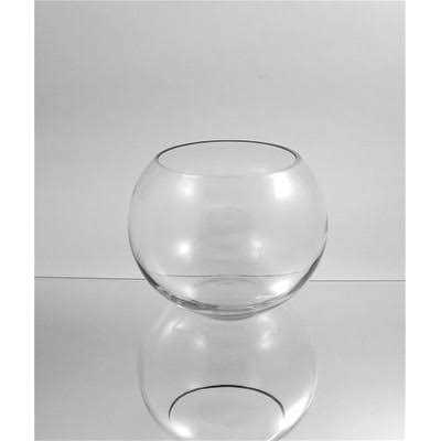 Clear Glass Bubble Bowl Vase E39524