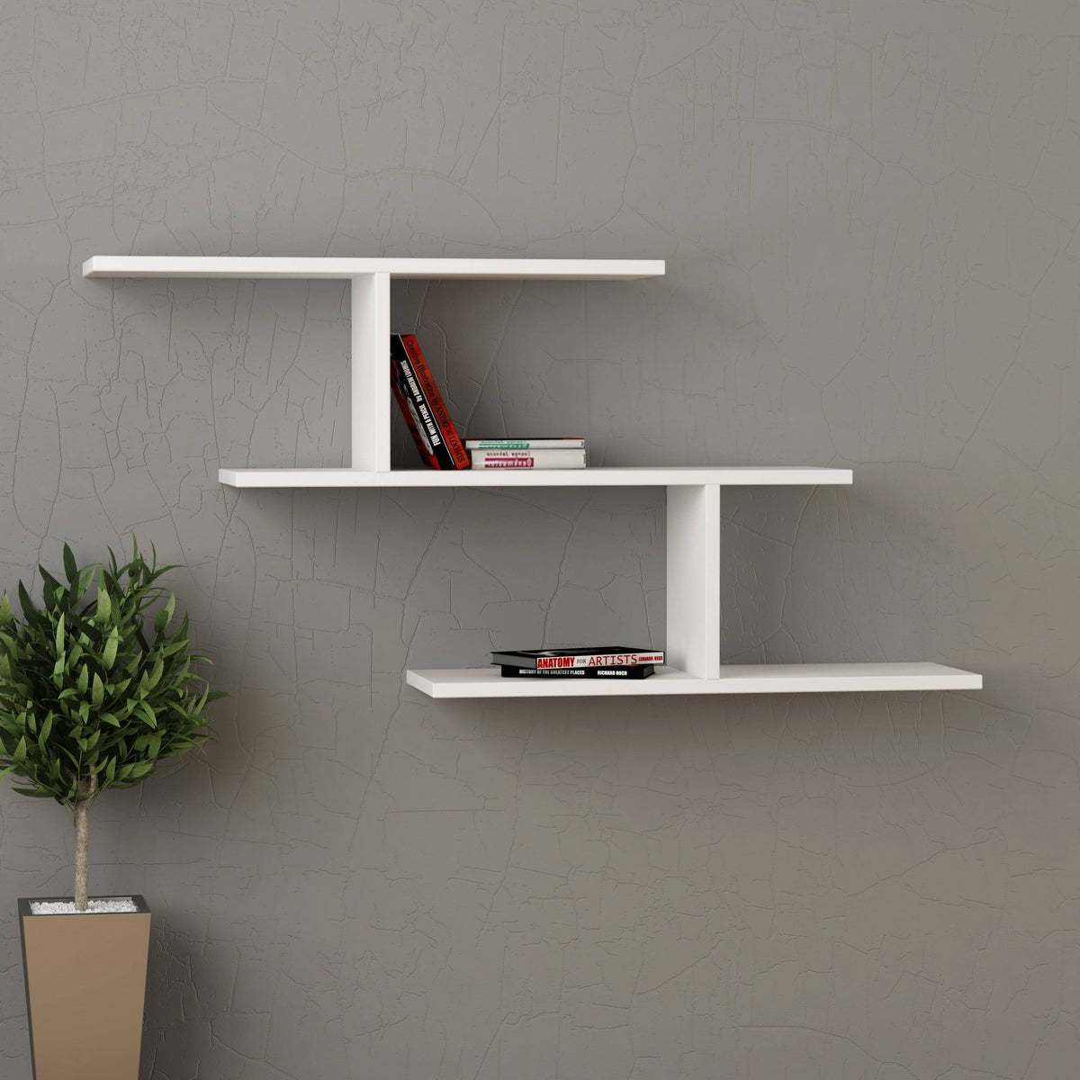 White Wall Shelf G9601