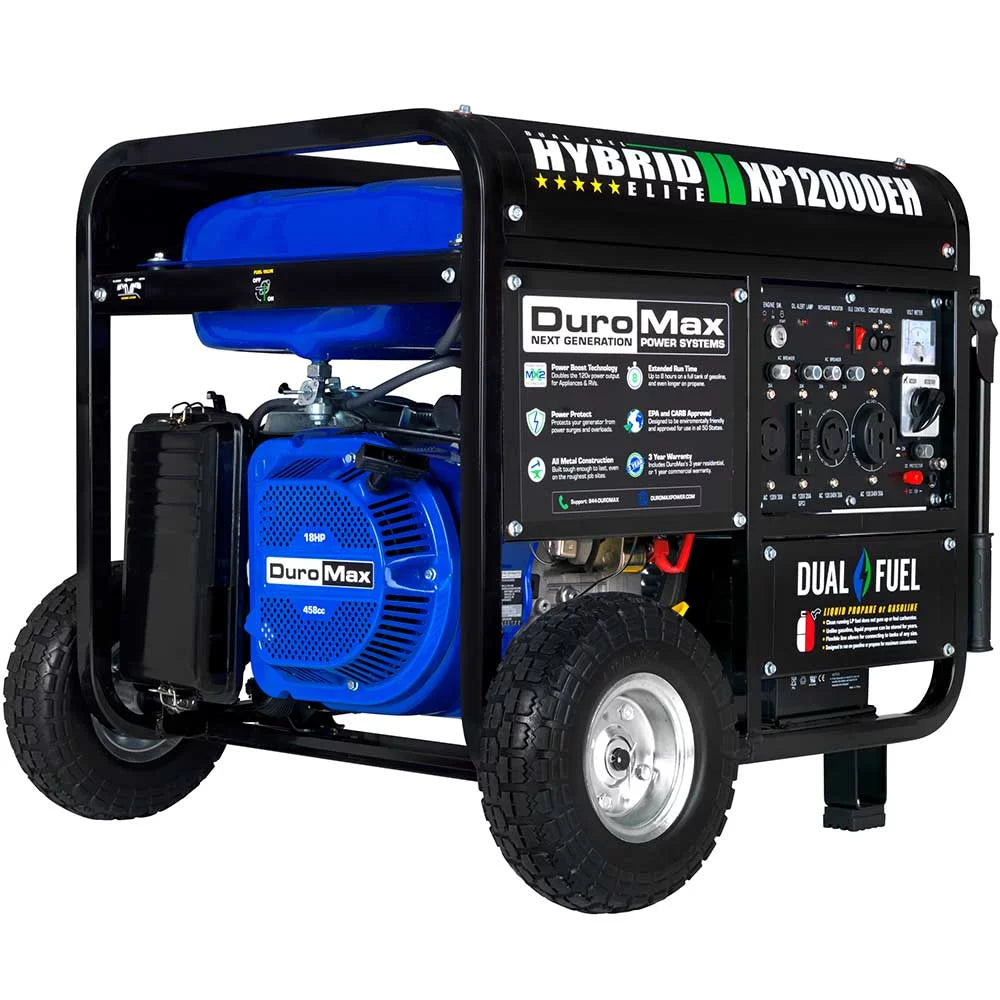 12,000 Watt Dual Fuel Portable Generator V965