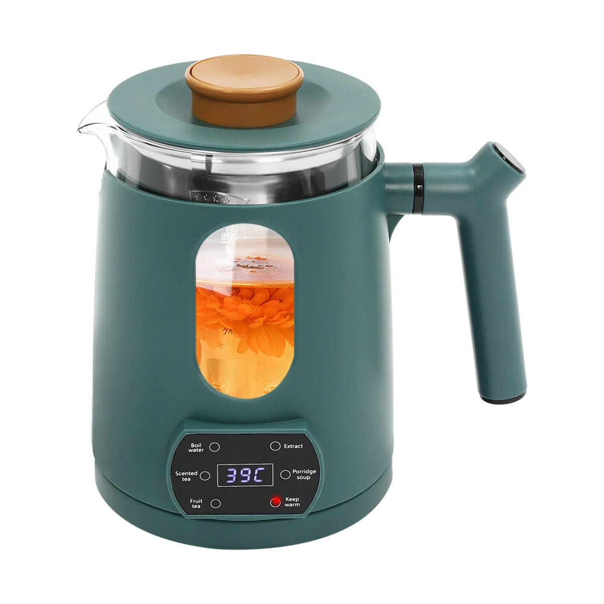 600W 0.8L Temperature Control Electric Tea Kettle O139255