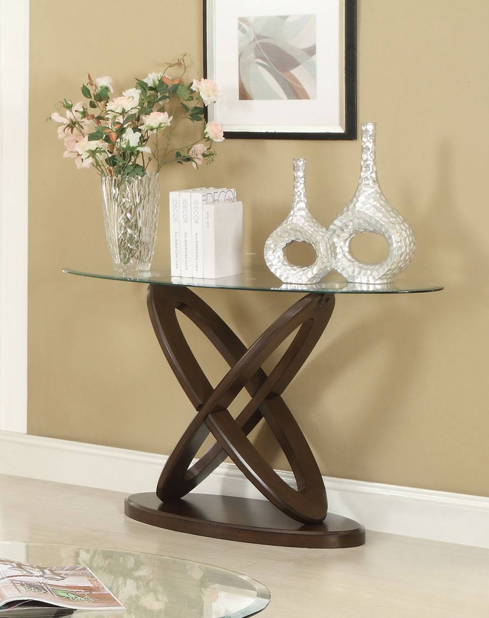 Espresso Sofa Table Q14032