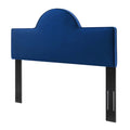 King Size Velvet Blue Navy Headboard D4400