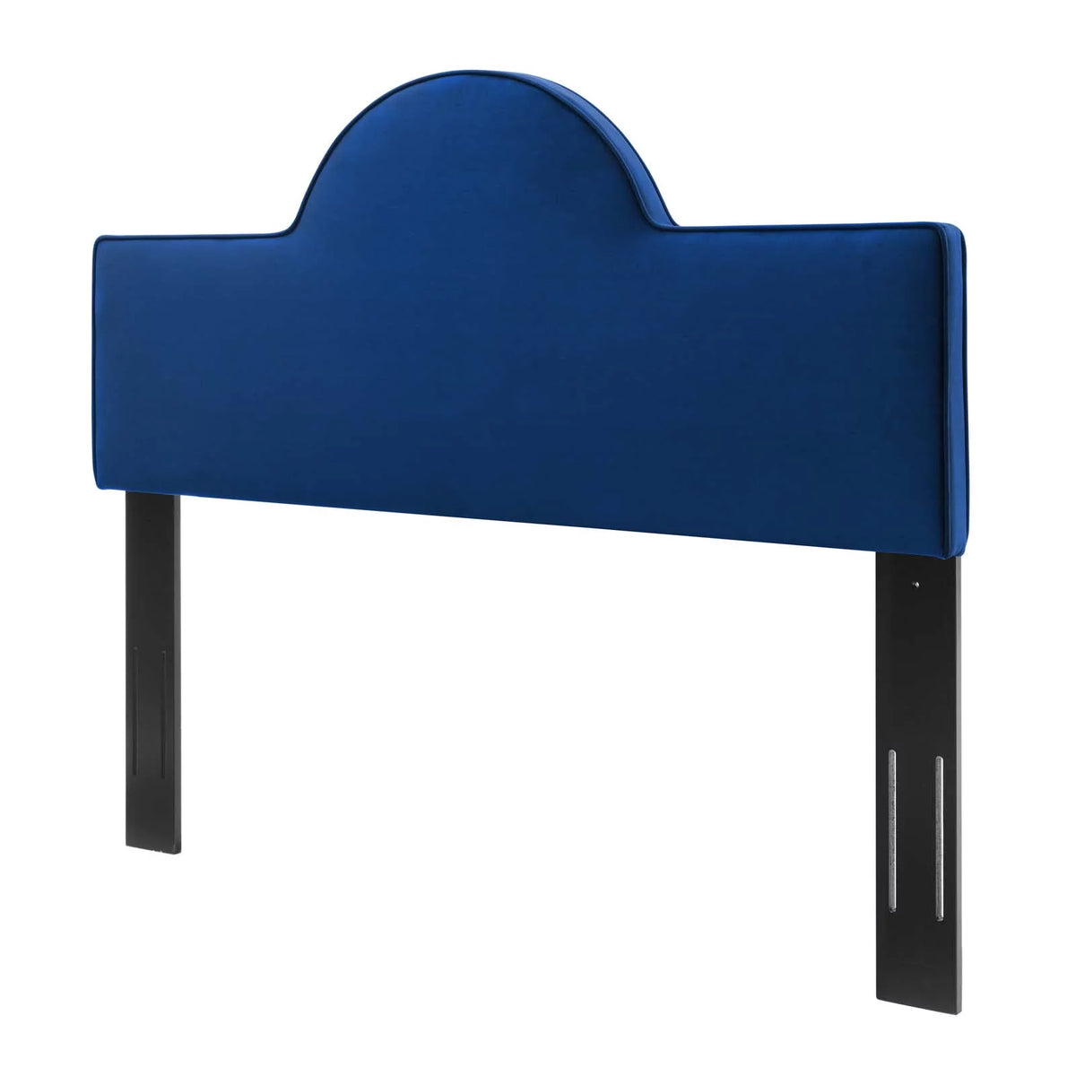 King Size Velvet Blue Navy Headboard D4400