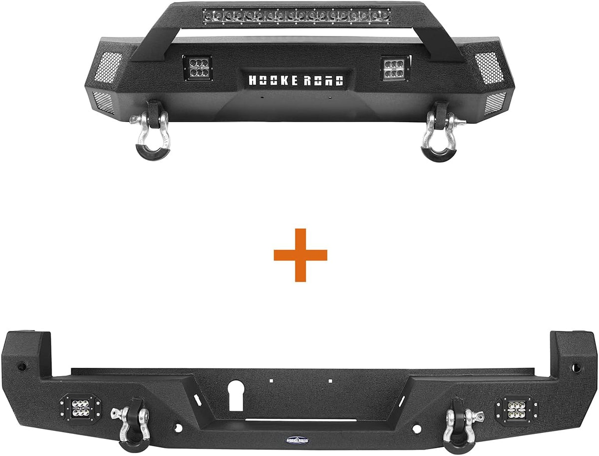 Stubby Front Bumper & Full Width Rear Bumper Kit for Toyota Tacoma 3rd Gen C521