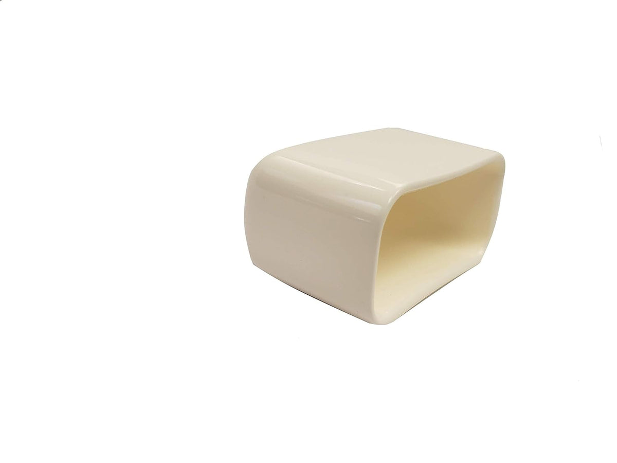 1-5/8 Plastic White End Cap - Lot of 50 S92683