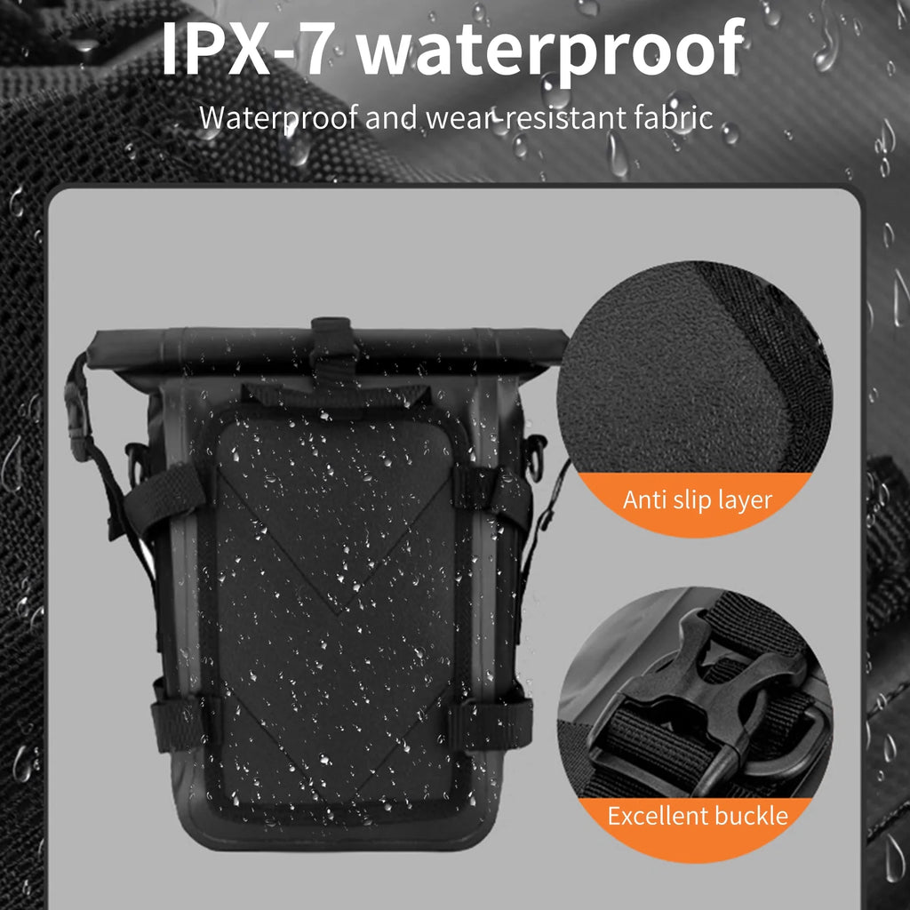 Motorcycle Bag, Waterproof 8L Frame Motorbike Side M256058