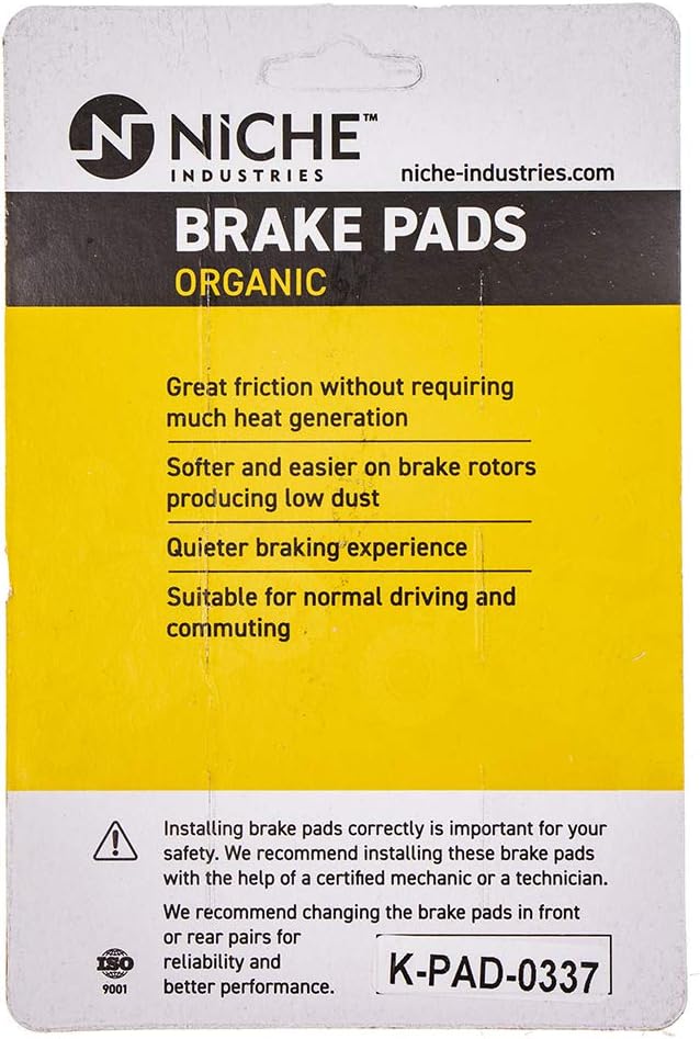 Organic Brake Pad Set Pack of 2 J777