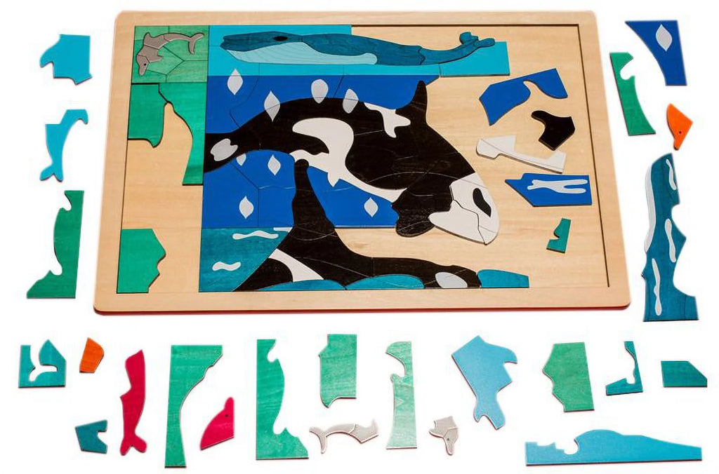 73 Piece Wood Children's Puzzle O123