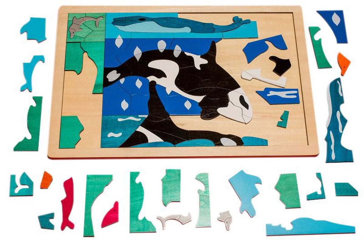 73 Piece Wood Children's Puzzle O123