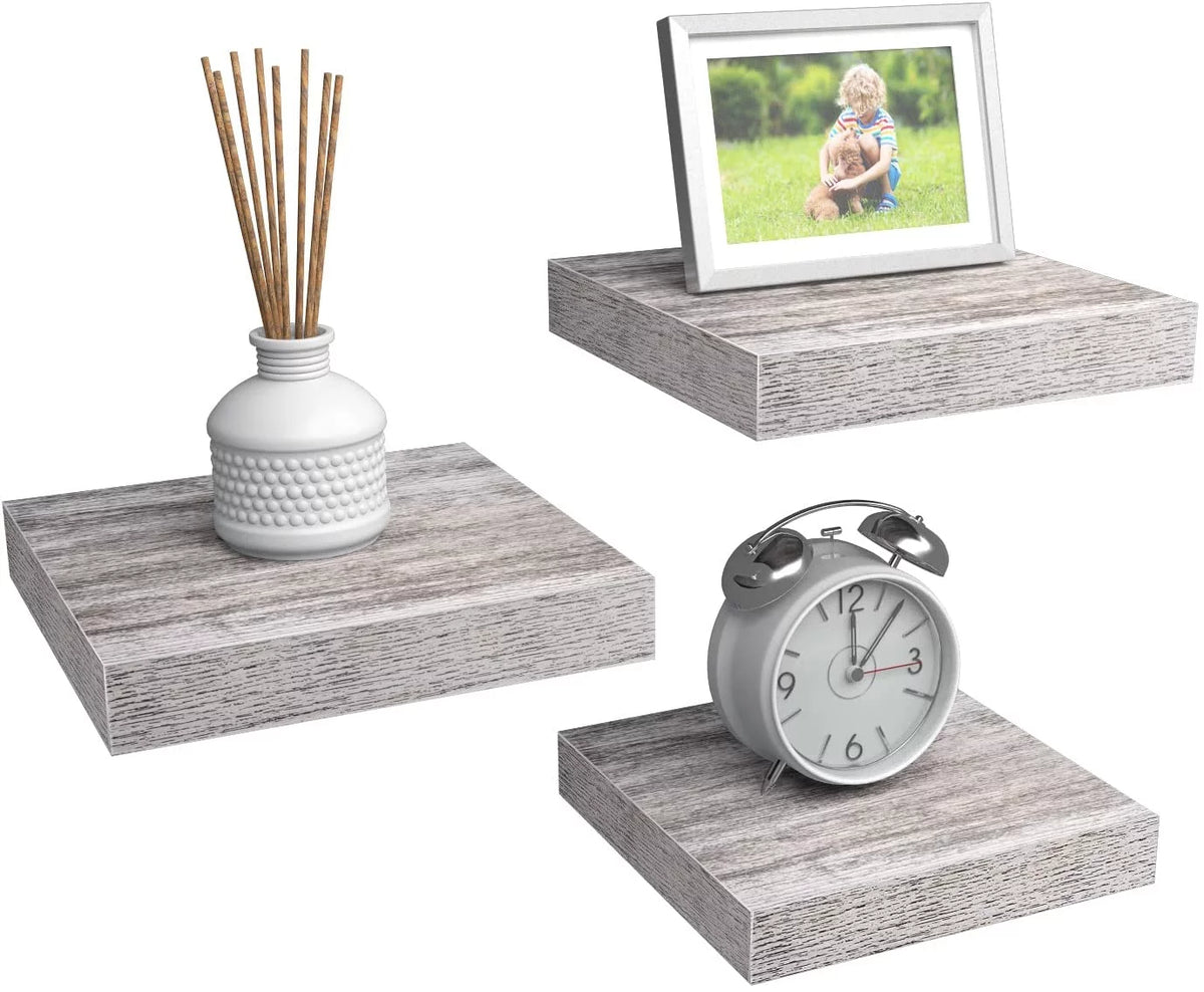 White Floating Shelves 3 Pack L3054