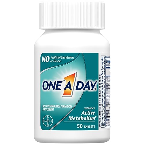 One A Day Women’s Active Metabolism Multivitamin, 50 Count T9815