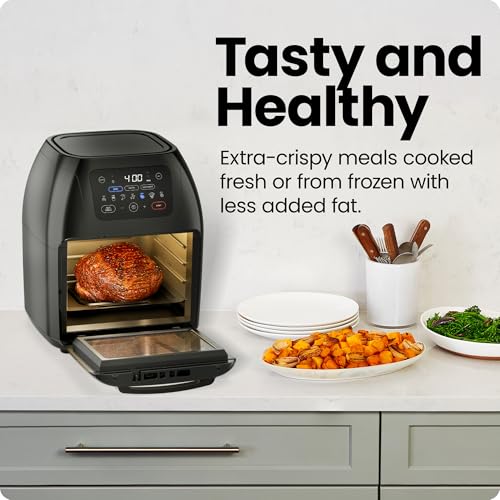 Black 10L Digital Air Fryer Convection Oven C28912