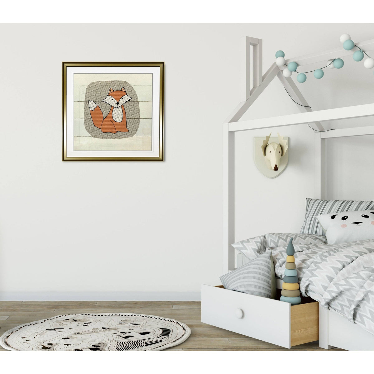 Framed Giclee Print 38 x 38 E5922