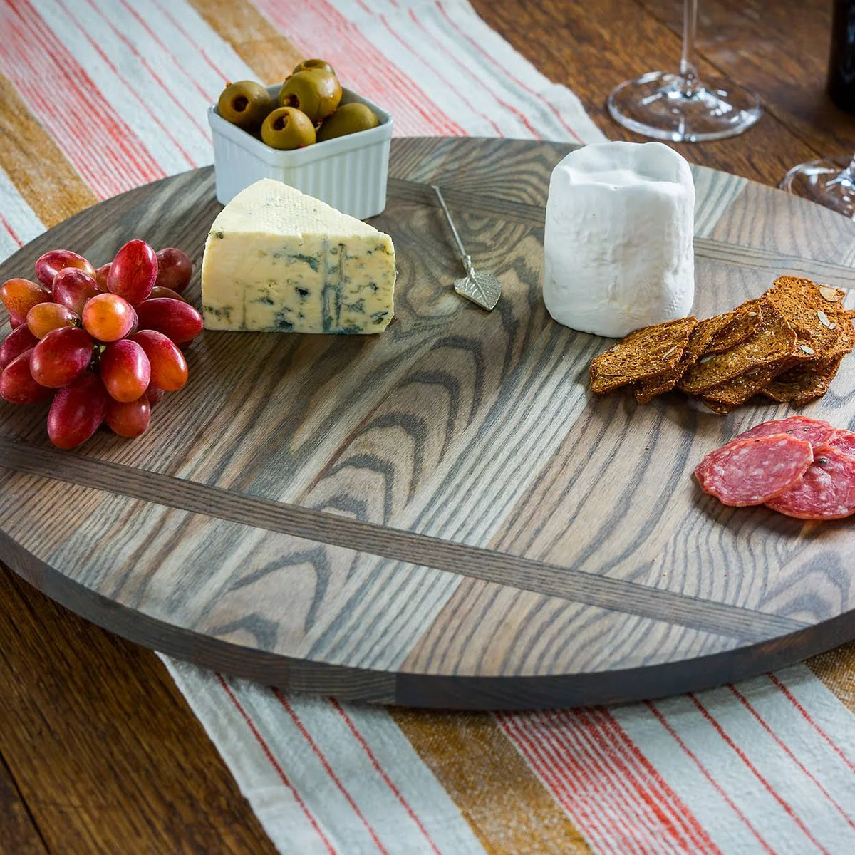 Brown Wood Lazy Susan J778