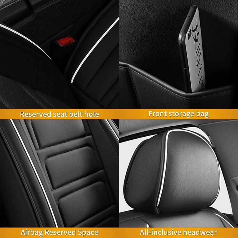 Waterproof Faux Leather Full Set Car Seat Covers R679981