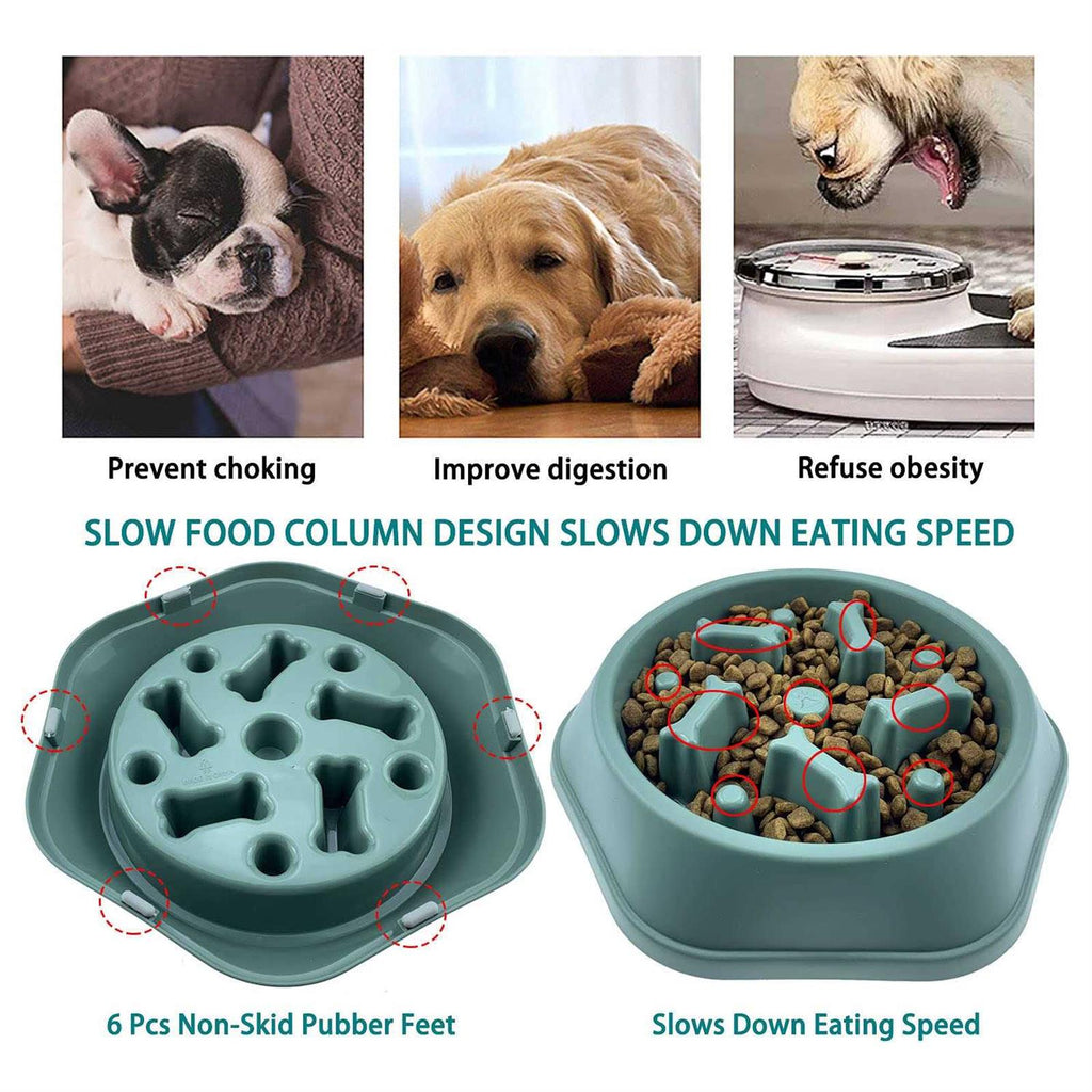 Slow Feeder Non Slip Dog Bowl I260