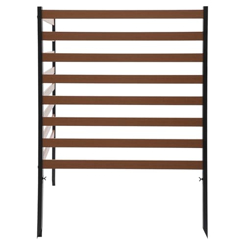 Brown 2 Panels 39"W x 51"H Privacy Screens Fence Panel H8457