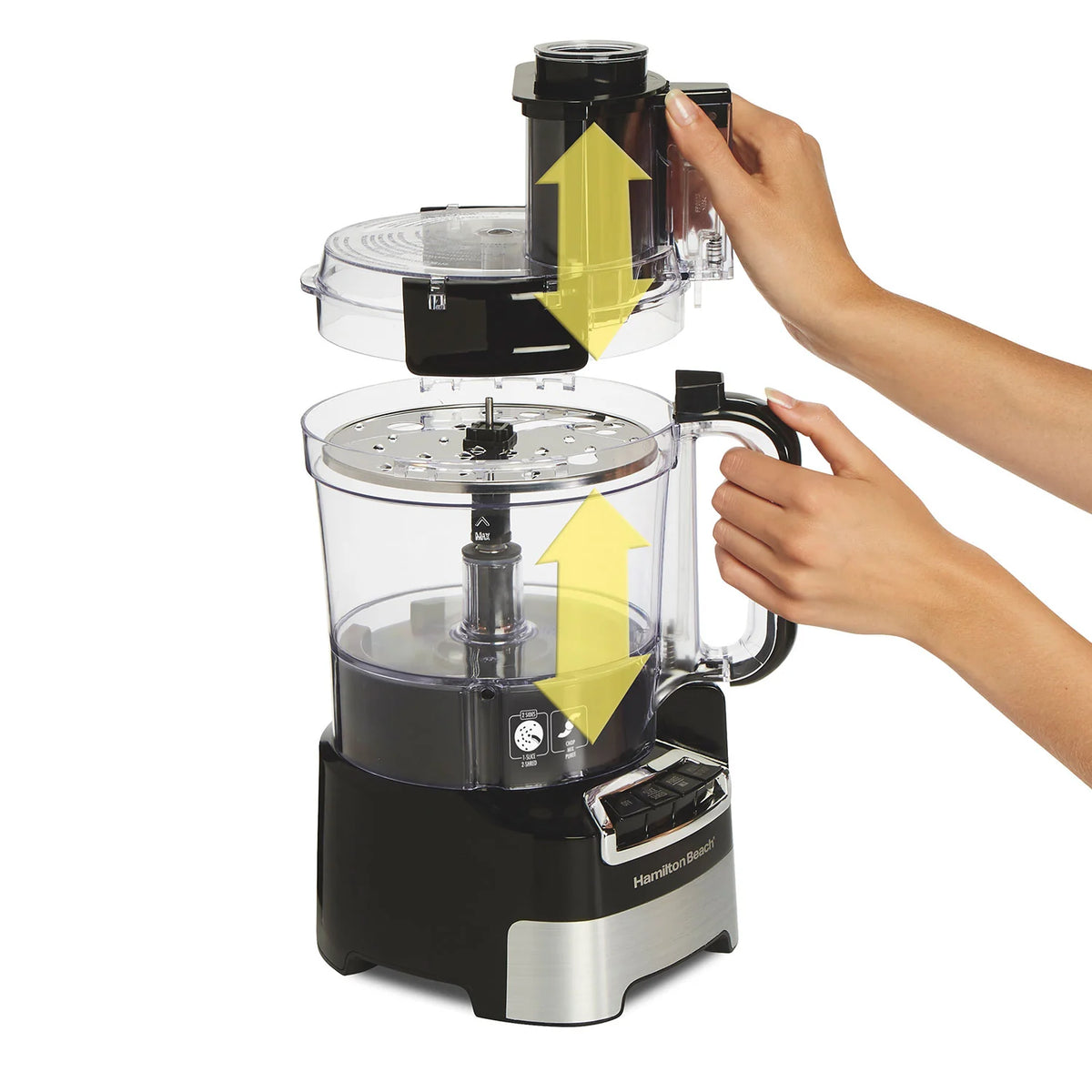 10-cup 450W Black Food Processor R9364