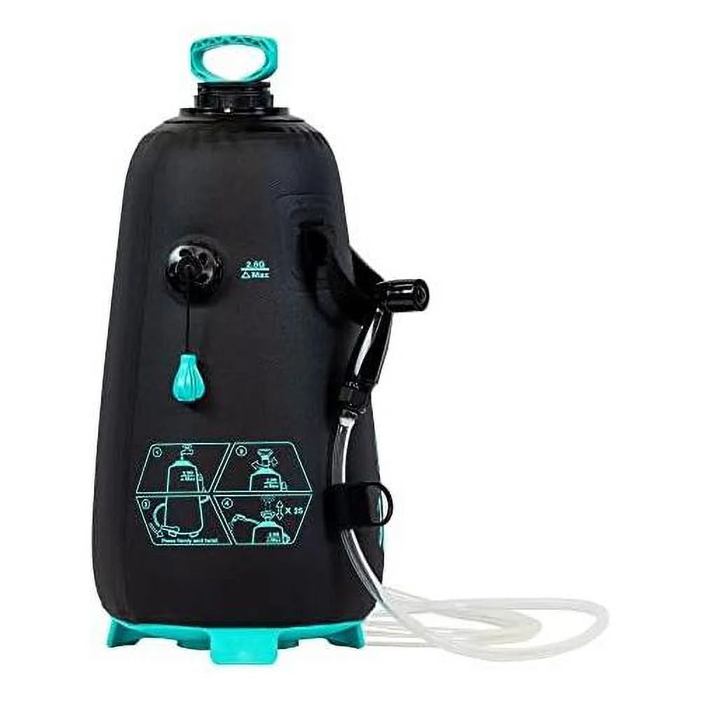 Portable Shower with Travel Case, Shower Head and 7Ft Hose, Holds 2.5 Gallons F629575