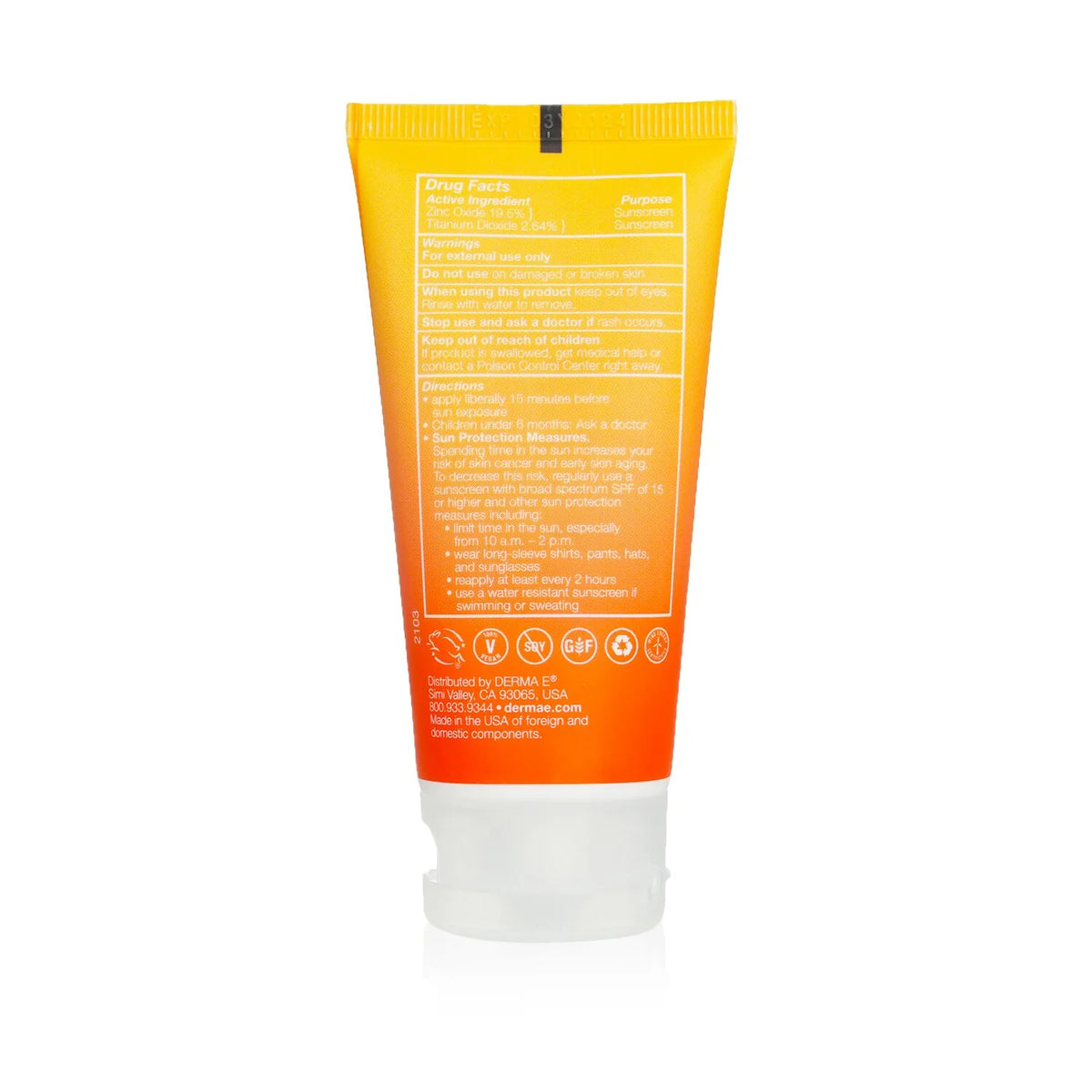 Clear Zinc Oil Free Sunscreen SPF 30 Face 56g/2oz D29379