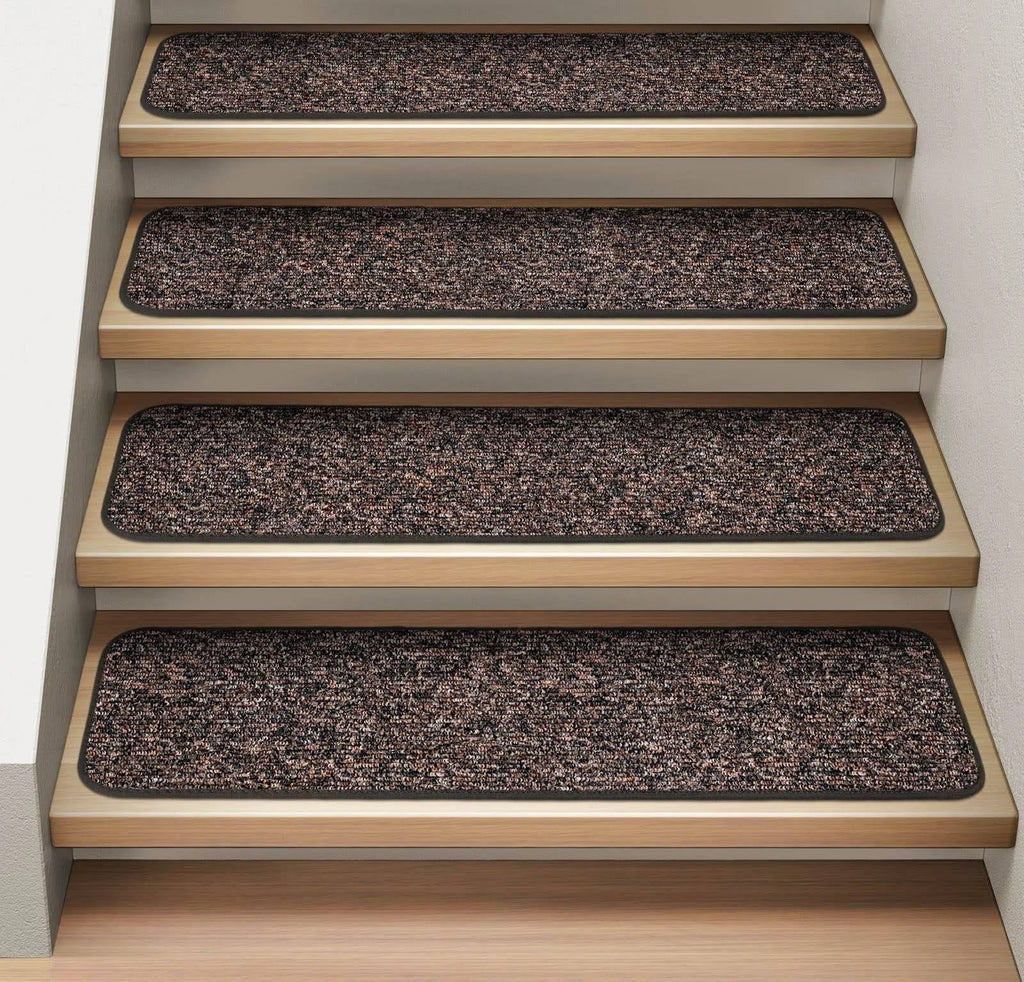 Set of 12 Attachable Indoor Carpet Stair Treads C25482