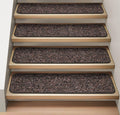 Set of 12 Attachable Indoor Carpet Stair Treads C25482