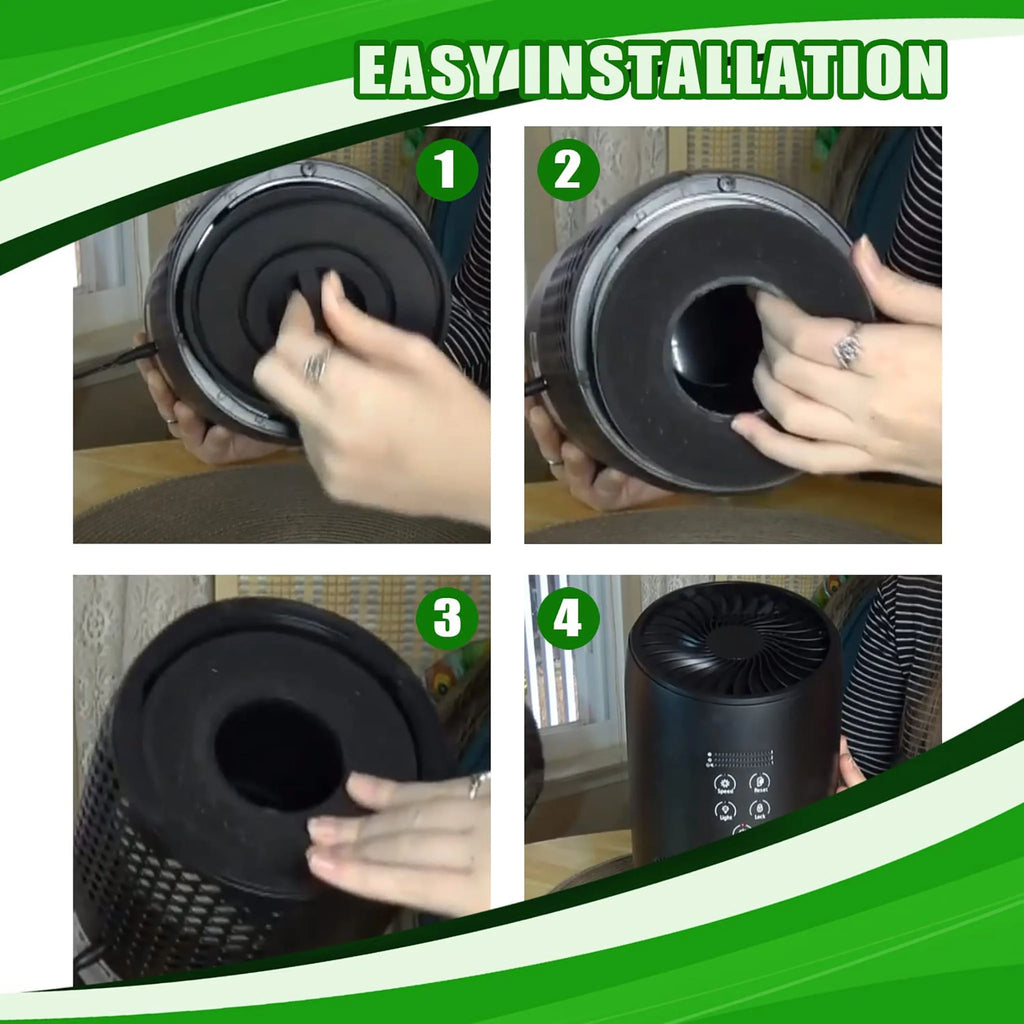 True HEPA Filter with Pre-Filter Activated Carbon Filter F932314