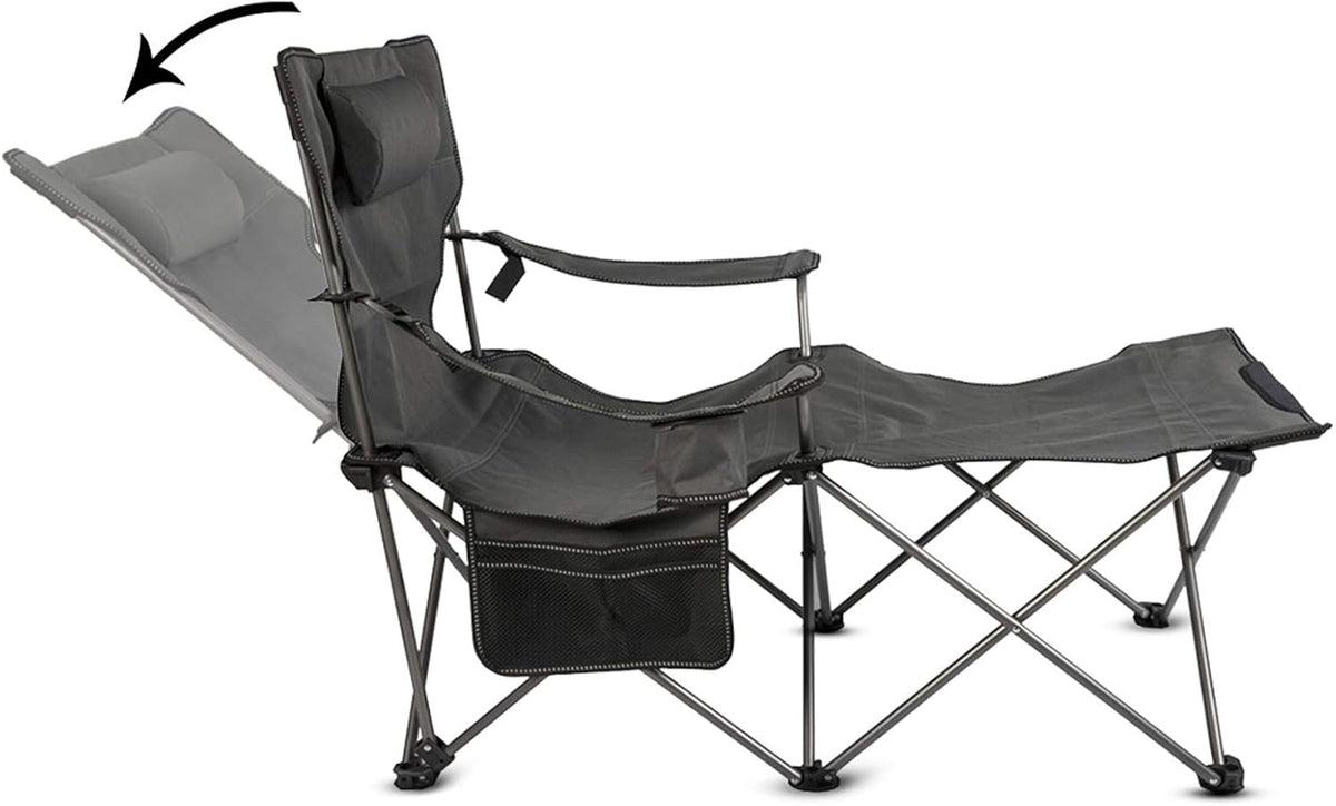 Folding Mesh Camp Chair with Carry Bag J848