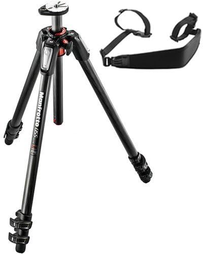 Carbon Fiber 3-Section Tripod with Horizontal Column J5323