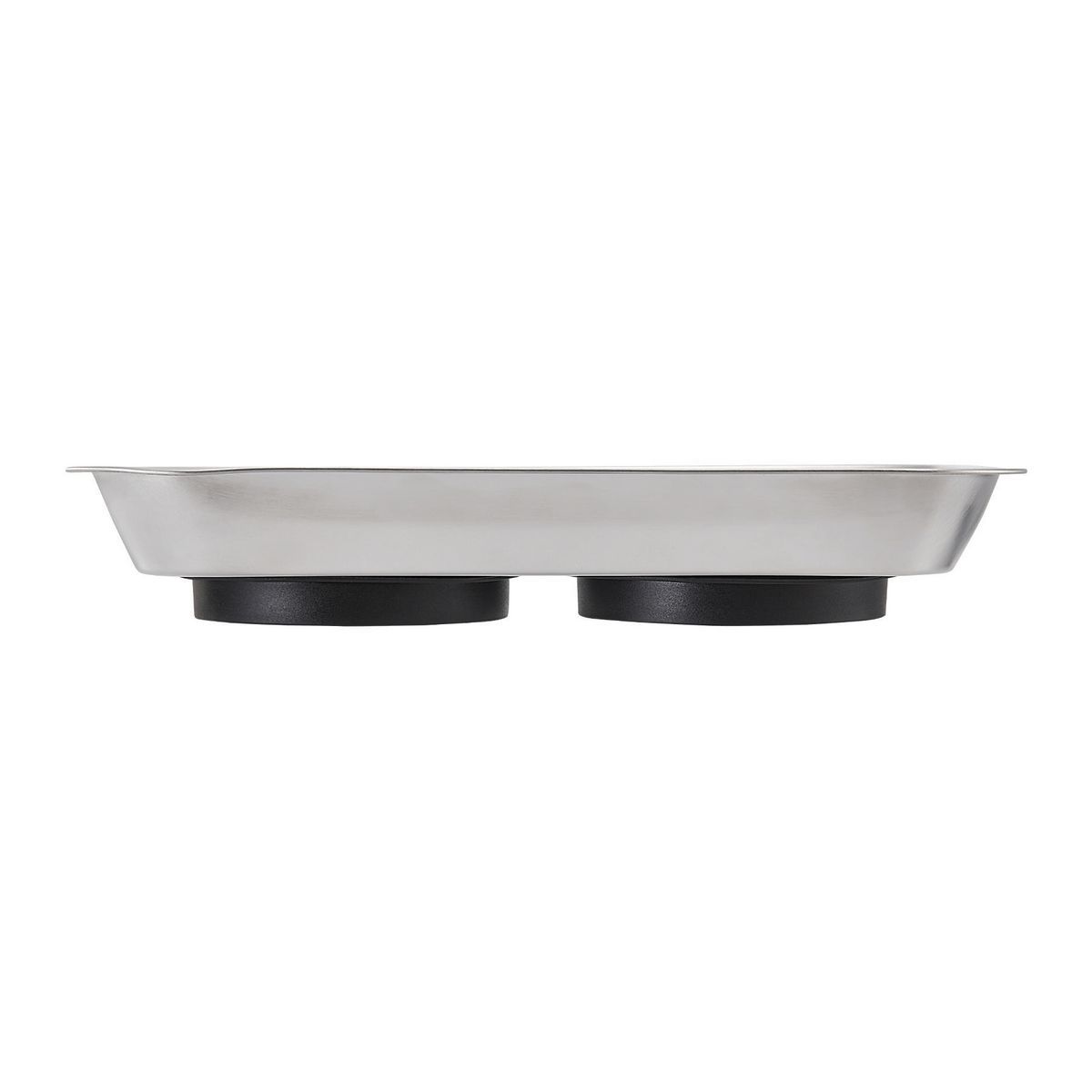 9-1/2 in. x 5-1/2 in. Magnetic Stainless Steel Parts Tray M13060