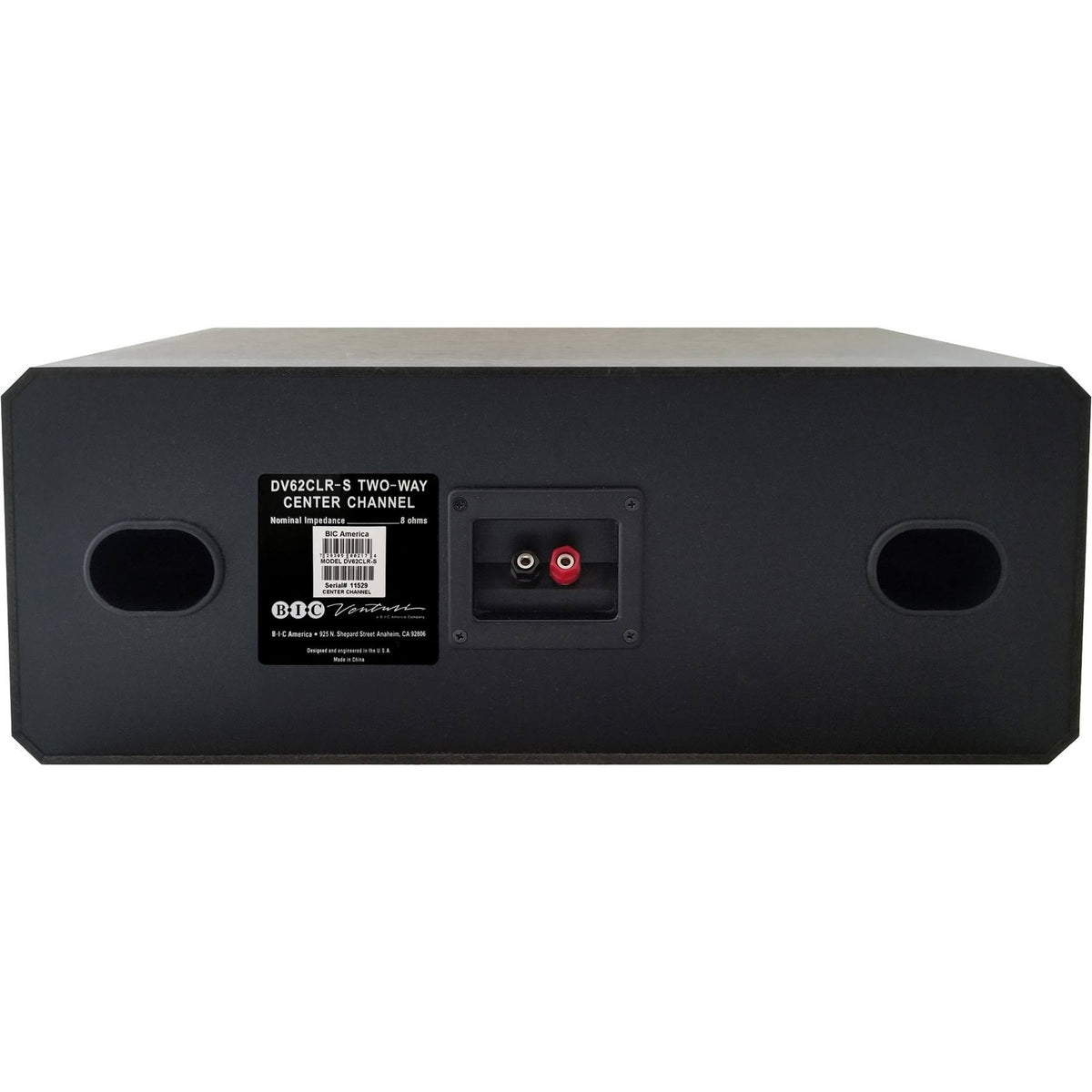 Black 2-way Center Channel Speaker L568646