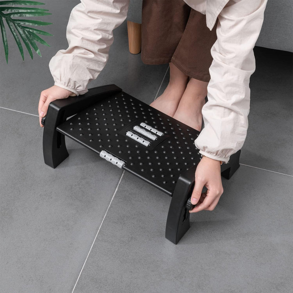 Adjustable Height Foot Rest with Massage Surface E360