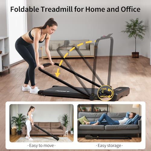 3 in 1 Foldable Treadmill with Remote Control D934463