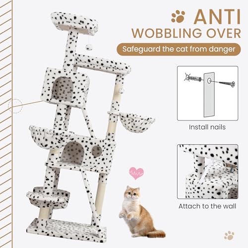 Grey Cat Tree with Sisal Scratching Posts Z736