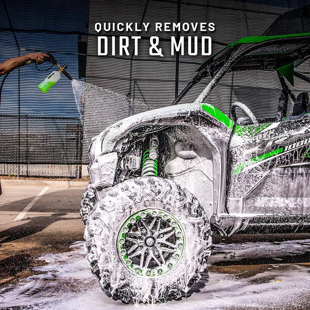 Pressure Washer Foam Cannon, Scrub Brush, and Off-Road Wash Super Concentrated Extra-Thick Soap (32 oz.) P826