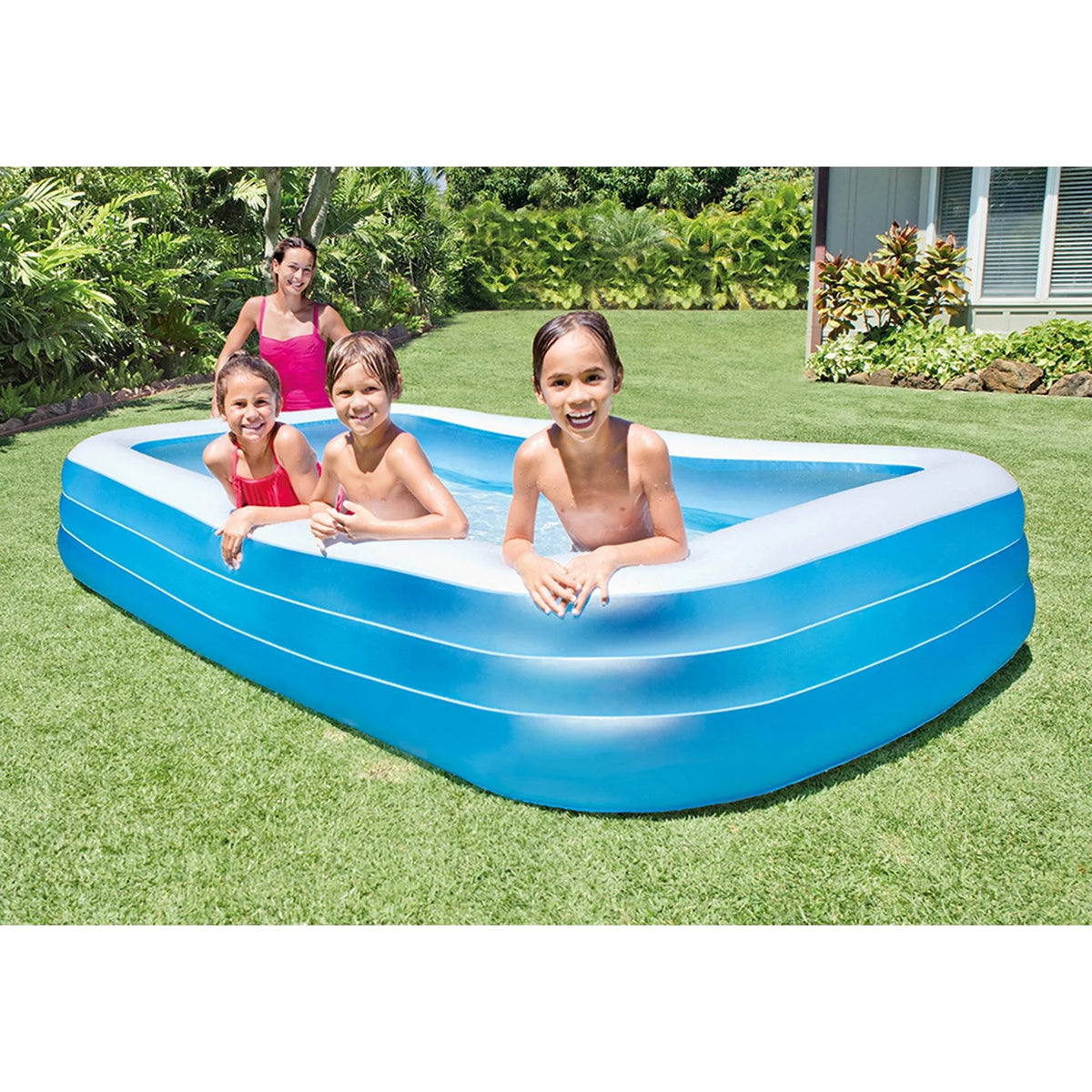 Rectangular Inflatable Swimming Pool, 2 Pack I451