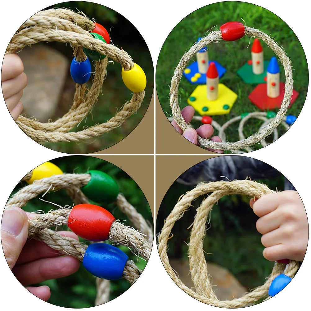 10 PCS Throwing Ring Toys Carnival Rings T23886