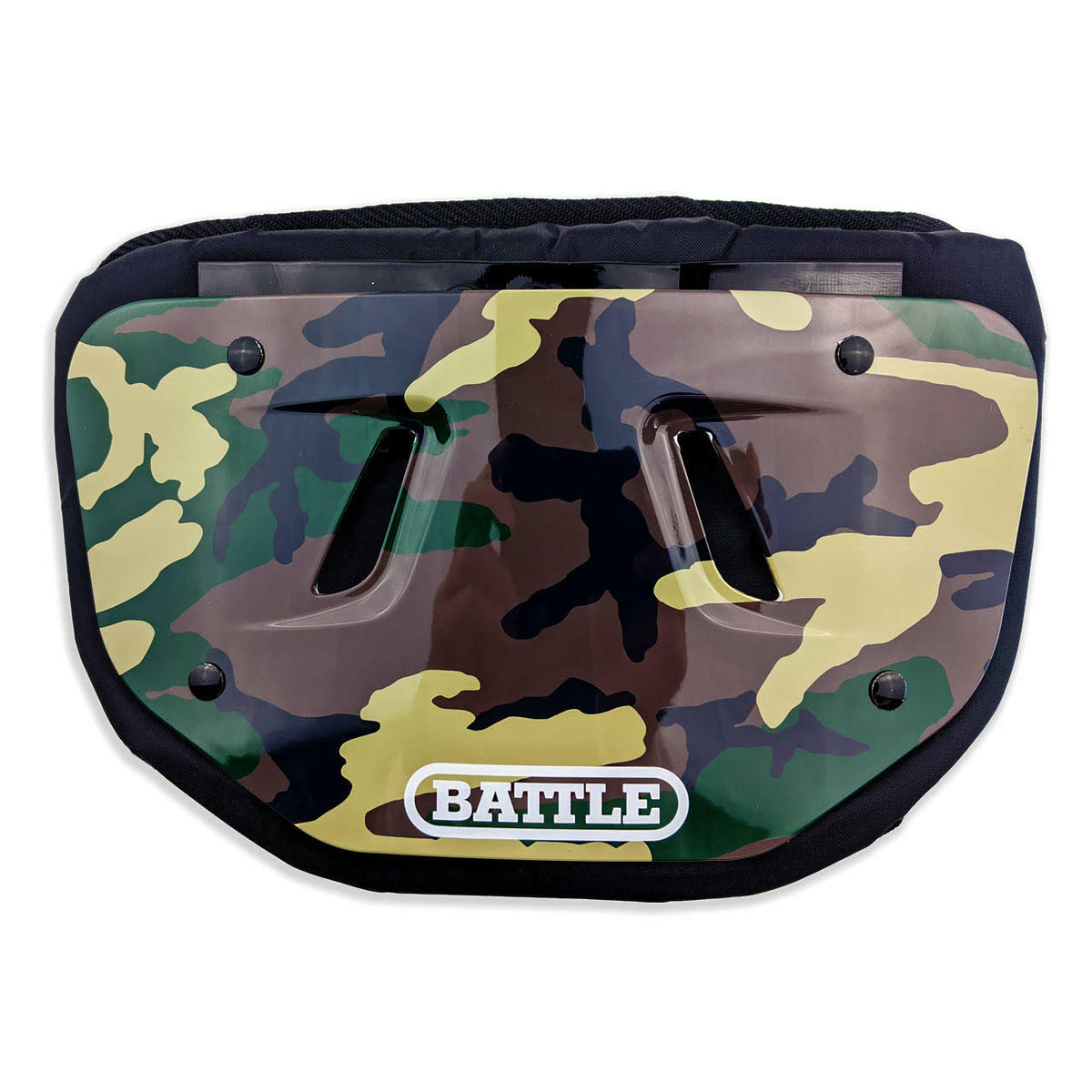 Chrome Camo Green Football Back Plate P767024