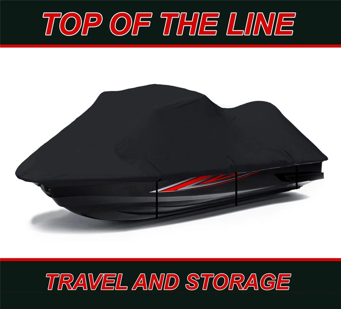 Black 600 Denier Jet Ski PWC Watercraft Cover I3965