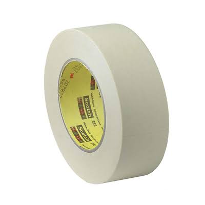 3M High Performance Masking Tape 232 Tan, 72 mm x 55 M 6.3 Mil N6675